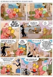 Angèle et René - Tome 4 - Le Goret vous salue bien - Planche 3