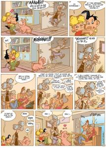 Angèle et René - Tome 5 - De l'art ou du cochon - Planche 3